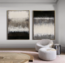 Online Designer Other Set Of 2 Black Abstract Painting Set of 2 minimalist Abstract Painting Large Abstract Painting Black And White Wall Art white painting art