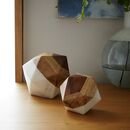 Online Designer Living Room Marble & Wood Geometric Objects