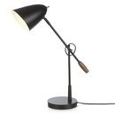 Online Designer Home/Small Office Morgan Black Metal Desk Lamp with USB Port