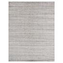 Online Designer Combined Living/Dining Modern Charcoal Grey Stria Bamboo Wool Rug