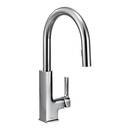 Online Designer Kitchen STo chrome one-handle high arc pulldown kitchen faucet