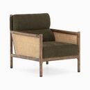 Online Designer Living Room Cane Arms Chair