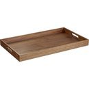 Online Designer Combined Living/Dining rectangular walnut tray