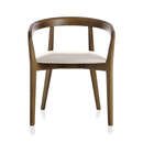 Online Designer Combined Living/Dining Cullen Shiitake Sand Round Back Dining Chair