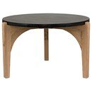 Online Designer Living Room Wood Coffee Table w/ Black Marble Top