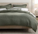 Online Designer Bedroom Belgian Flax Linen Waffle Duvet Cover
