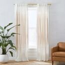 Online Designer Living Room Echo Print Curtains (Set of 2) - Gold Dust