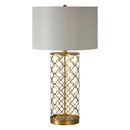 Online Designer Combined Living/Dining Stardust Single-light Gold Leaf Table Lamp