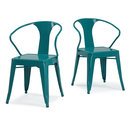 Online Designer Combined Living/Dining Peacock Tabouret Stacking Chair (Set of 4)