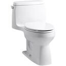 Online Designer Bathroom Santa Rosa Comfort Height 1-Piece 1.28 GPF Compact Single Flush Elongated Toilet