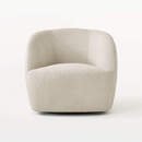 Online Designer Living Room Gwyneth Ivory Boucle Chair