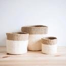 Online Designer Combined Living/Dining Nesting Dual Tone Sisal Baskets