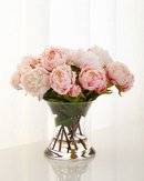 Online Designer Bedroom Peonies N Pink Faux-Floral Arrangement