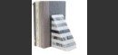 Online Designer Living Room Striped Angle Geometry Bookend