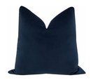 Online Designer Combined Living/Dining Signature Velvet // Navy Blue Pillow COVER ONLY