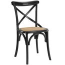 Online Designer Bedroom Gear Dining Side Chair in Black
