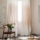Online Designer Combined Living/Dining Echo Print Curtains (Set of 2) Gold Dust