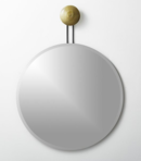 Online Designer Bathroom dot brass suspended mirror 36