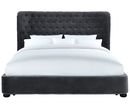 Online Designer Bedroom Thibaut Upholstered Platform Bed (GRAY/KING)