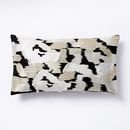 Online Designer Combined Living/Dining Embroidered Tapestry Pillow Cover - Black