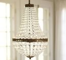 Online Designer Combined Living/Dining Mia Faceted-Crystal Pendant