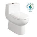 Online Designer Living Room Magic Flush 1-piece Dual Flush Elongated Toilet in White