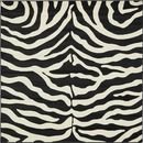 Online Designer Bedroom Cole Animal Inspirations Wild Creme Zebra Black Area Rug