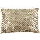 Online Designer Living Room Metallic Beads Lumbar Pillow
