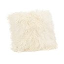 Online Designer Combined Living/Dining Lamb Fur Throw Pillow