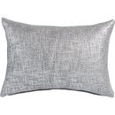 Online Designer Living Room glitterati silver pillow with feather-down insert