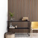 Online Designer Bedroom Natural Walnut Acoustic Slat Wood Wall Panels