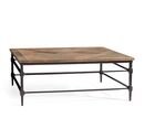 Online Designer Combined Living/Dining Parquet Reclaimed Wood Square Coffee Table