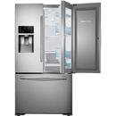 Online Designer Kitchen Samsung 22.5 cu. ft. Food Showcase French Door Refrigerator in Stainless Steel, Counter Depth