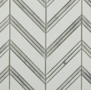 Online Designer Combined Living/Dining Monarch White Thassos With White Carrera Marble Tile