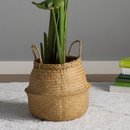 Online Designer Living Room Seagrass Basket with Handles