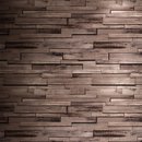 Online Designer Business/Office New 3D Luxury Wood Blocks Effect Brown Stone Brick 10M Vinyl Wallpaper Roll 