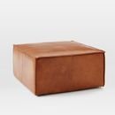 Online Designer Combined Living/Dining LEATHER OTTOMAN
