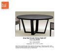 Online Designer Combined Living/Dining ROUND DINING TABLE