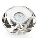 Online Designer Living Room Crystal Diamond Table Clock
