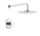 Online Designer Bathroom Modern Raincan Round Single-Function Shower Faucet Set