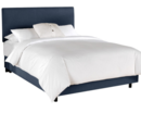 Online Designer Bedroom Linen Upholstered Panel Bed