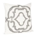 Online Designer Combined Living/Dining Rue Serret Embroidered Design Throw Pillow