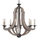 Online Designer Combined Living/Dining Winton 8 Light Candle Chandelier