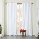 Online Designer Bedroom Belgian Linen Curtain - White