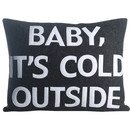 Online Designer Kids Room Baby, It's Cold Outside Eco-Friendly Lumbar Pillow