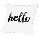 Online Designer Kids Room Hello Throw Pillow by Americanflat