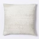 Online Designer Combined Living/Dining Velvet Scroll Pillow Cover - Ivory