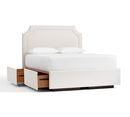 Online Designer Bedroom Ardley Upholstered Headboard & Storage Platform Bed