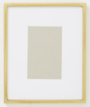 Online Designer Bathroom Gallery Frame, Polished Brass 