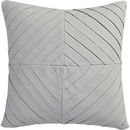 Online Designer Studio meridian light grey pillow with feather insert